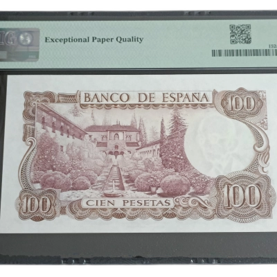 100 PESETAS 1970 SPANIA pret