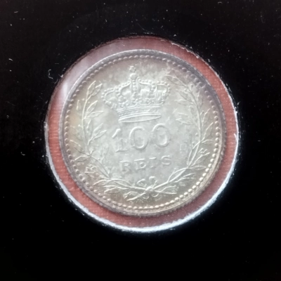 100 Reis 1909 UNC Portugalia 