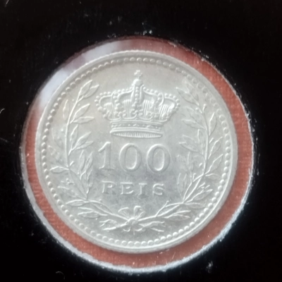 100 Reis UNC 1910 Portugalia 