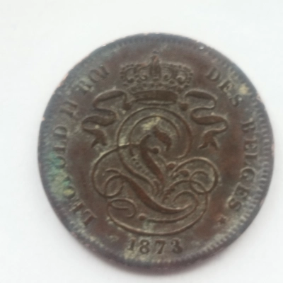 2 Centimes 1873 Belgia  pret