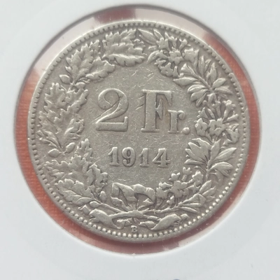 2 Franci 1914 Elvetia