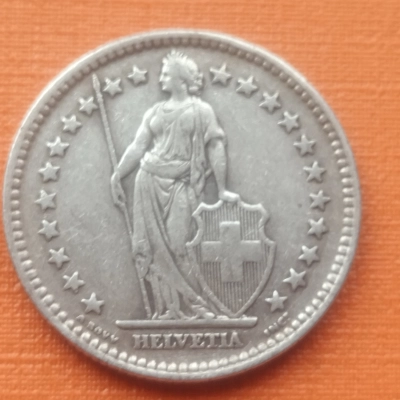 2 Franci 1944 Elvetia pret