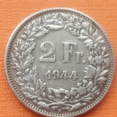 2 Franci 1944 Elvetia