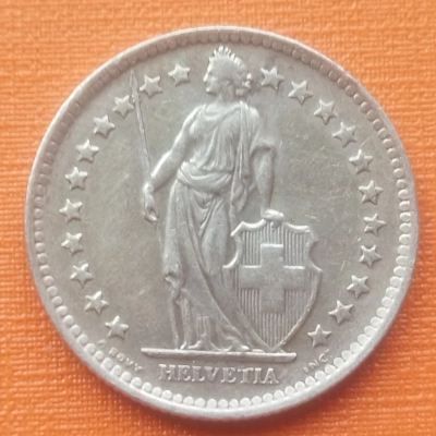 2 Franci 1963 Elvetia pret