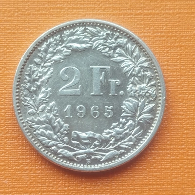 2 Franci Elvetia 1965