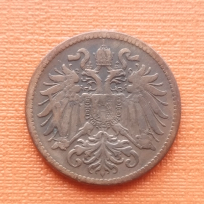 2 Halieri 1907 AUNC Austria  pret