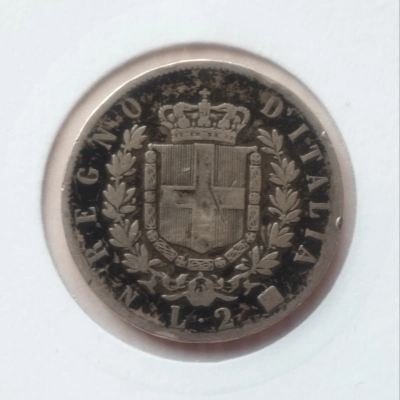 2 Lire 1863 N Italia 