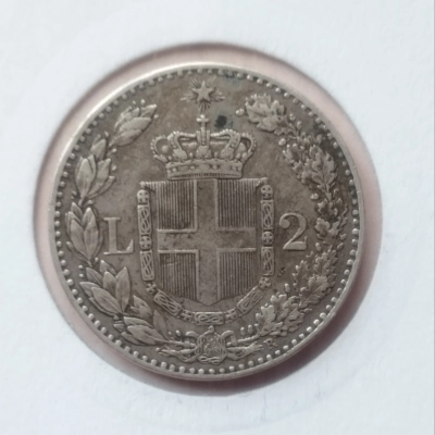 2 Lire 1884 Italia 