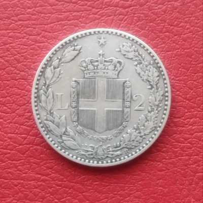 2 Lire 1885 XF Italia 