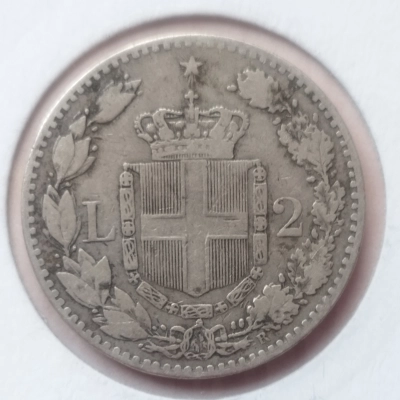 2 Lire 1887 Italia