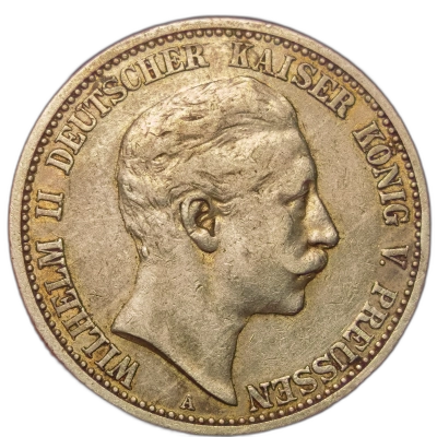 moneda 2 Mark 1904 A Wilhelm 2