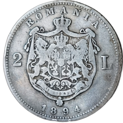 moneda 2 lei 1894