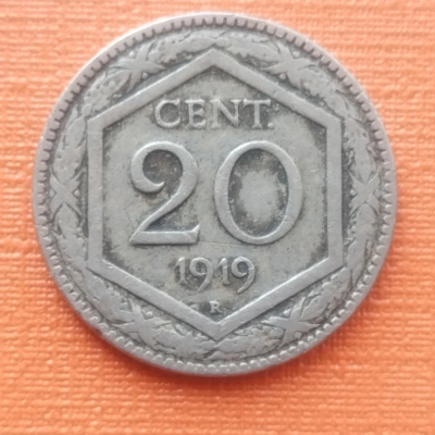 20 Centesimi 1919 