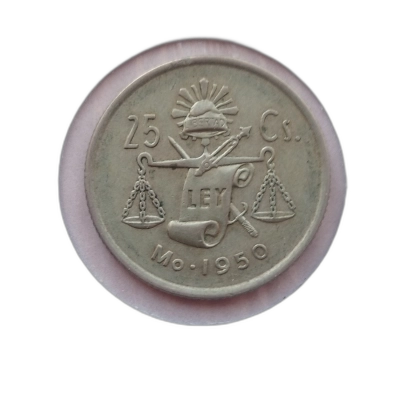 25 Centavo Mexic 1950