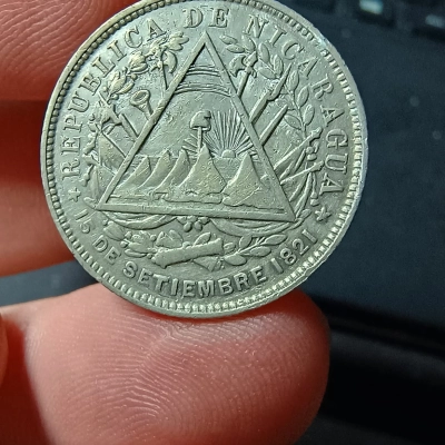 25 Centi 1887 Nicaragua  pret