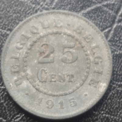 25 Centime 1915 Belgia 