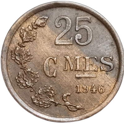 25 centimes 1946 pret