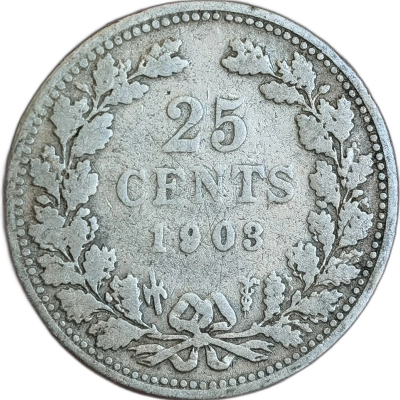 25 cents 1908 pret