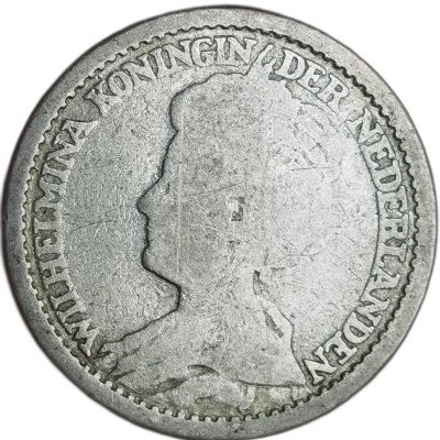 25 cents 1914 olanda pret