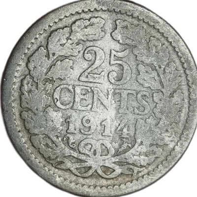 25 cents 1914 olanda