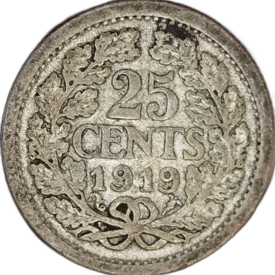 25 cents 1919 pret