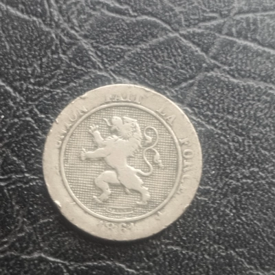 5 Centime 1861 Belgia conform foto pret