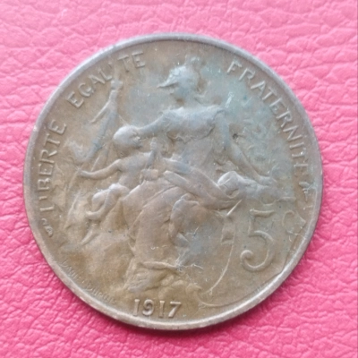 5 Centime 1917 France 