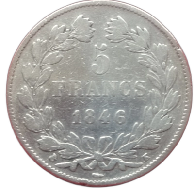 5 Franci 1846 France