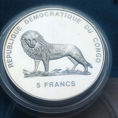 5 Franci UNC  Congo 2000