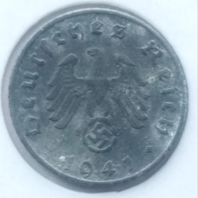 5 Pfennig 1941 J Germania Nazistă  pret