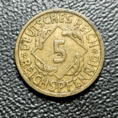 5 REICHSPFENNIG 1936 GERMANIA