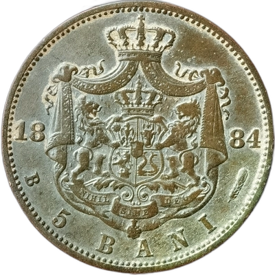 5 bani 1884 pret