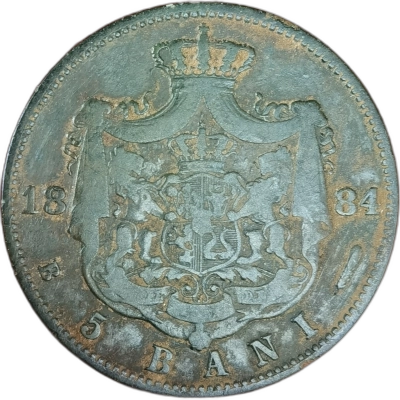 5 bani 1884 pret