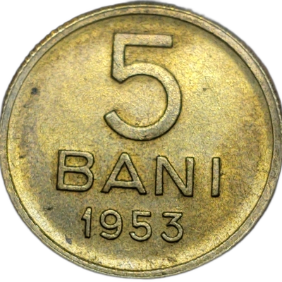 5 bani 1953 pret