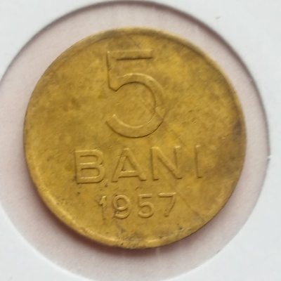 5 bani 1957 România 