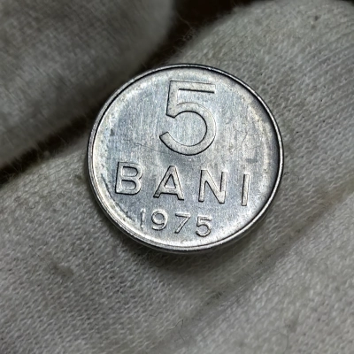 5 bani 1975 UNC