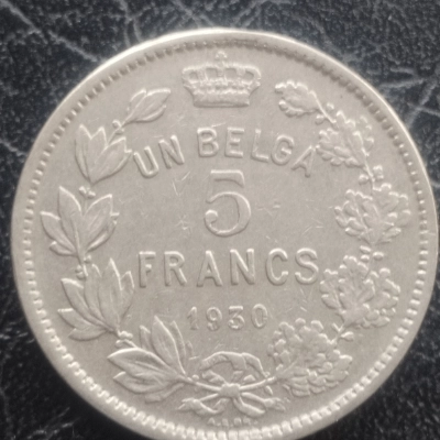 5 franci 1930 Belgia 