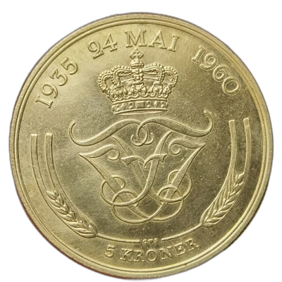 5 kroner 1960 UNC pret