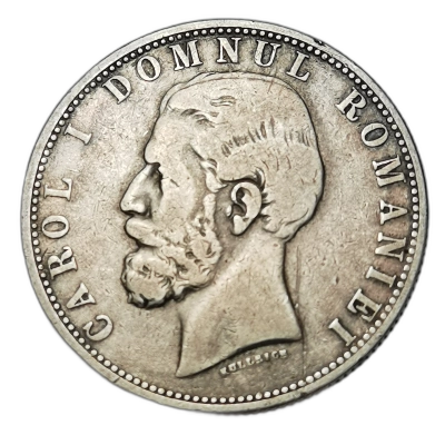 moneda 5 lei 1881