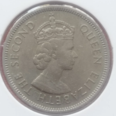 50 Centi 1964 Rara Hong Kong  pret