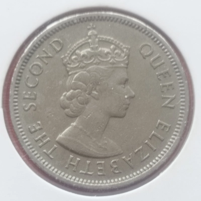 50 Centi 1970 H rara Hong Kong  pret