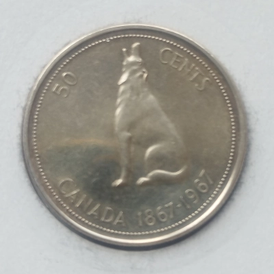 50 Centi Canada 1967