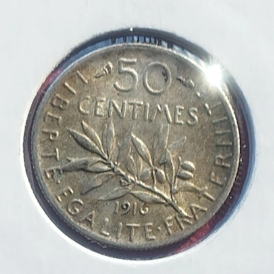 50 Centines 1916 Franta