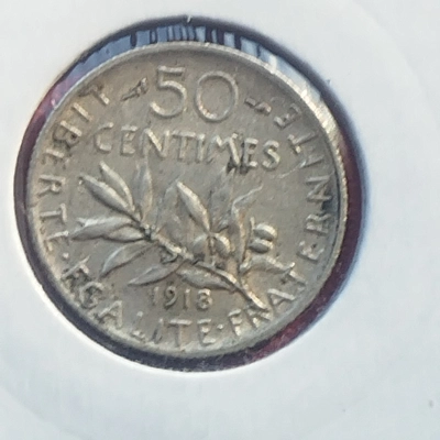 50 Centines 1918 Franta