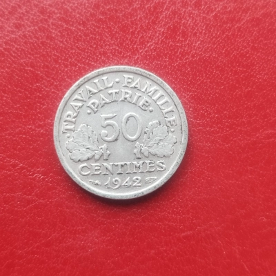 50 Centines 1942 Franta