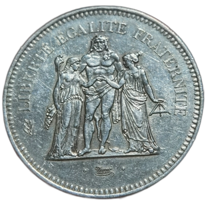 50 Francs 1977 30g Argint pret