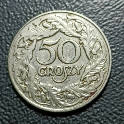 50 GROSI 1923 POLONIA pret