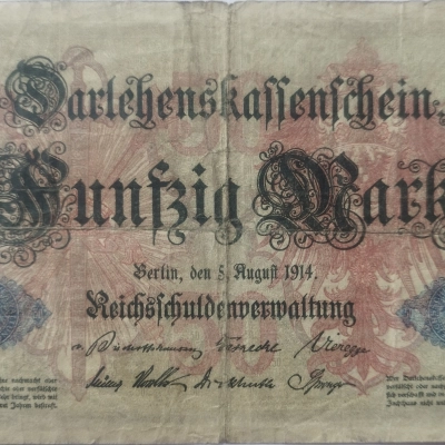 50 Reichsmark 1914 Germania 