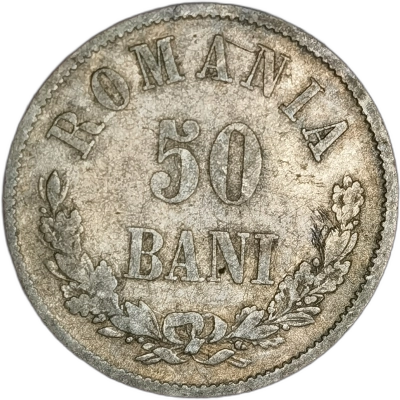 50 bani 1876 rar pret