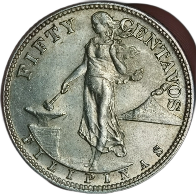 50 centavos 1944 Filipine pret